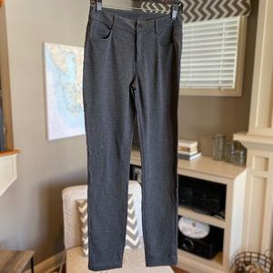 Athleta Woman’s Gray Knit Straight Leg Trousers